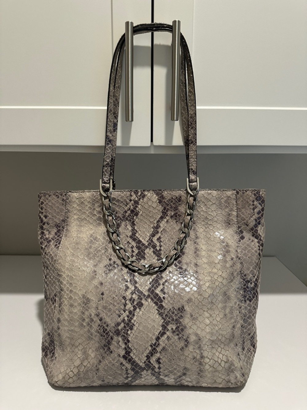 Michael Kors Snake-Print Tote - Picture 4 of 14